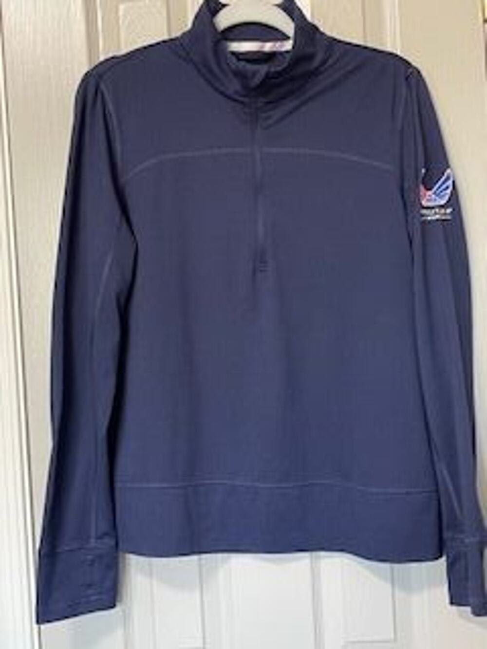 #T44 PRE-LOVED Puma Volition America collab 1/4 zip pull over size XLarge